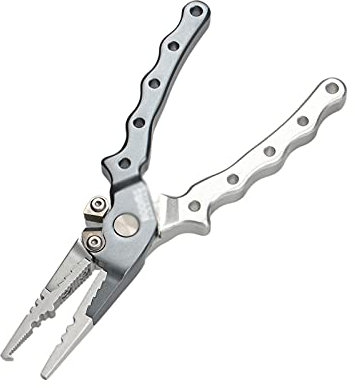 Fishing Pliers Aluminum Fishing Pliers Hook Remover with Lanyard Thickened Fishing Tool Saltwater Resistant Accessory Lure Pliers