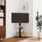 Homgoday Corner TV Stand 2 Levels for 32-65 Inch Black Monitor and TV Stands