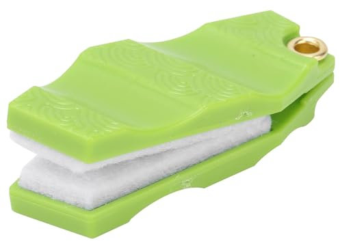 Bestvisse Angelschnur-Reiniger, leicht zu transportierender Fliegenschnur-Reiniger, kleine Größe für Angelbegeisterte, Angelschnur-Glätteisen-Reiniger