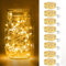 btfarm 8 Stück/3 Modi LED Lichterkette Batterie Klein, 2M 20LED Lichterkette mit Batterie, Mini Lichterketten Batteriebetrieben für Party, Weihnachten, DIY, Hochzeit, Innen Deko (Warm Weiß)
