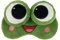 Großer Frosch, schlafender 3D-Frosch, pelziges Gesicht, Schlafspaß, Cartoon-Frosch, Cartoon, grüner Frosch, ausgefallener Spaß, für Kinder, Männer, Frauen, Reisegeschenk