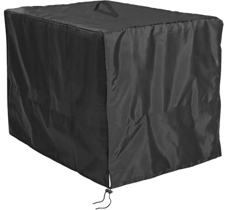 Couverture De Pompe Piscine, Housse De Pompe À Chaleur De Piscine Réglable, Couverture De Protection De Pompe De Filtre À Sable, Oxford Résistant pour pompe de piscine transparente (noir, 84*61*86CM)