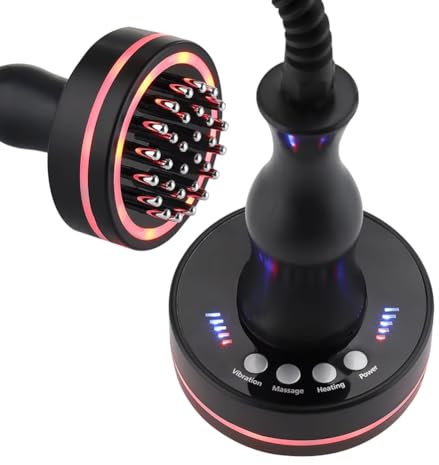 Ohulelks Elektrische Meridian Massagebürste Anti-Cellulite Anti-Cellulite mit Heizfunktion