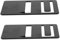 Ciieeo 2 Pièces Verrouillage de la Porte du réfrigérateur verrou Porte refrigerateur congélateur Accessoire de Porte Clips de Support de Porte de Camping-Car Abdos Black