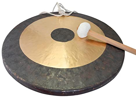 Klangschalen-Center Tamtam Gong/Whood Chau Gong 60 cm, inklusiv Holz-/ Baumwollklöppel -7023-L-