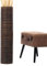 Leewadee Große Deko Bodenvase Für Dekozweige, Hohe Standvase Für Pampasgras, Design Holzvase, 90 cm, Braun