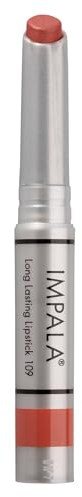 Impala - Lang anhaltender Lippenstift Farbe Indian Red Nº 109 | Permanenter Lippenstift | Permanenter Lippenstiftstick | Lange Haltbarkeit | Feuchtigkeitsspendender Lippenstift