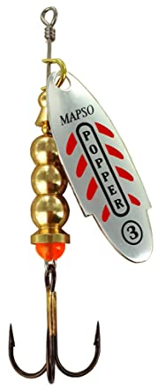 MAPSO - 5 Cucharilla de Pesca Popper-3 PRN 10 GMS.