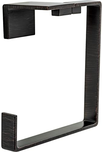 DELTA Vero Towel Ring, SpotShield Venetian Bronze, Bathroom Accessories, 77746-RB 3.00 x 6.50 x 3.00 inches