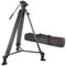VILTROX VX-18M 188cm/74 Pouces Professionnel Trépied Vidéo Alliage Aluminium avec Hydraulique Fluide Rotule pour Appareil Photo DSLR Caméra Charge Admissible de 12kg