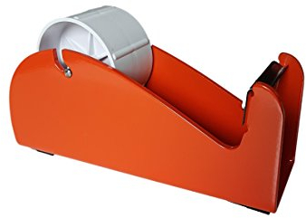 Paketbandabroller, robust, 25–48–50 mm breit, für eine Verwendung auf dem Tisch/Schreibtisch, aus Acryl, für Pakete/Boxen/Verpackung, Klebeband