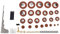 altsaxophon zubehör,Tbest Altsaxophon reparatur werkzeug Altsaxophon Zubehör Alt Saxophon Ersatzteile Set,1 Set Altsaxophon Repair Tools Schrauben + Halsschraube + Muttern + Blätter + Filzsäulen Saxop
