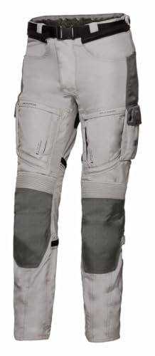 IXS Motorradhose Montevideo-Air 2.0 Tour Textilhose hellgrau/dunkelgrau 4XL, Herren, Tourer, Ganzjährig