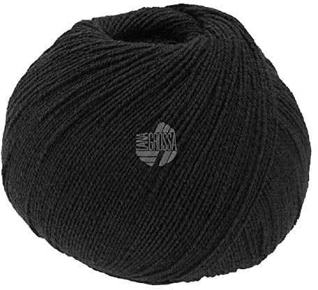 LANA GROSSA Meilenweit Cotton Bamboo | 4-fädiger Bambus Klassiker, waschmaschinenfest | Handstrickgarn aus 40% Baumwolle, 25% Schurwolle, Viskose | 100g Wolle zum Stricken & Häkeln | 420m Garn FB16