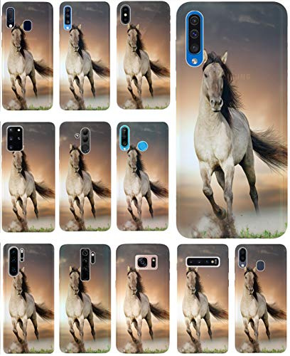 KX-Mobile Hülle für Apple iPhone X / 10 Handyhülle Design 1005 Pferd Braun Weiß Hengst aus flexiblem Silikon SchutzHülle Softcase HandyCover Hülle für Apple iPhone X / 10