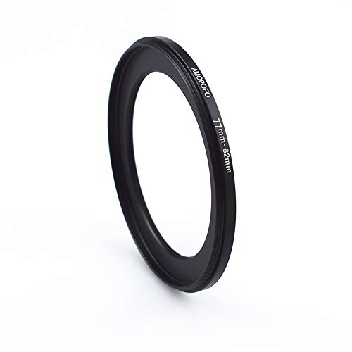 77 bis 62 mm Kamera-Filterring/77 mm auf 62 mm Step-Down-Ringe, Filteradapter für UV, ND, CPL, Metall-Step-Down-Ringe, kompatibel mit allen 77 mm Kameraobjektiven und 62 mm Zubehör