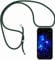 Bigcousin Coque Compatible avec Huawei Honor 20/ Nova 5T,Coque avec Cordon,Étui de Protection en Silicone avec Collier Case Portable Cover,Vert foncé