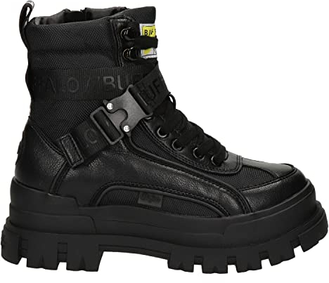 Buffalo Aspha Com1, Stivali alla Moda Donna, Nero, 38 EU