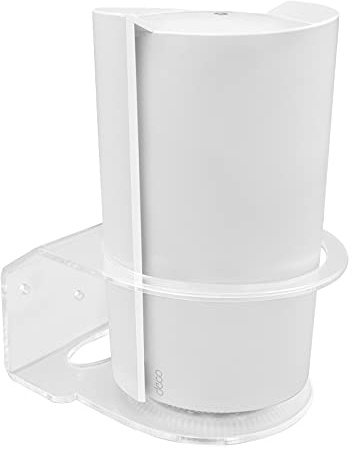 BECEMURU Wandhalterung, Ständer, Halterung, Stabilität, Acryl, schützender Routerschutz für Deco Tri-Band WiFi 6 Mesh System (Deco X90,X95,Deco X50-5G,Deco X80-5G,X73,X73-DSL) (1 Stück)