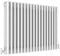 Traditional 3 Column Central Heating Radiator Horizontal Rads Cast Iron Style White 600x830mm