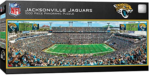 MasterPieces 1000 Piece Sports Jigsaw Puzzle - NFL Jacksonville Jaguars Center View Panoramic - 13x39