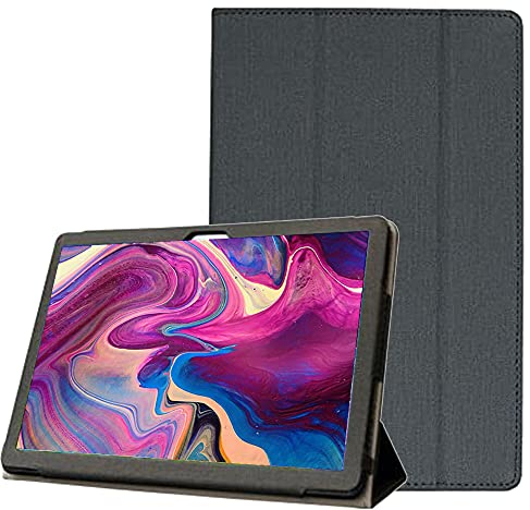 LEHEE Custodia Cover per CHUWI SurPad 10,1 Pollice, Sottile PU Pelle Coperchio Leggera con Funzione di Supporto Case per CHUWI SurPad 10,1 Pollice, Nero