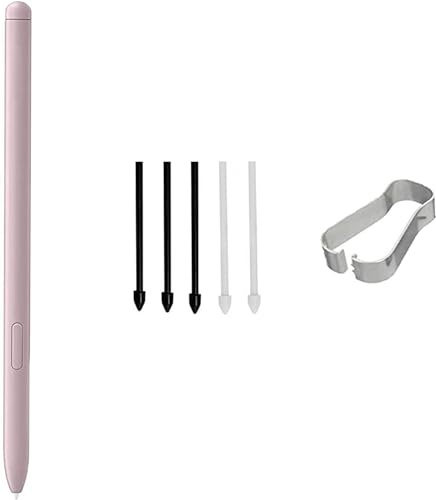 Tab S6 Lite S Pen Ersatz für Samsung Galaxy Tab S6 Lite Stylus Pen, S6 Lite Pen Ersatz + gratis 5 Spitzen für Samsung Galaxy Tab S6 Lite S Pen EJ-PP610, ohne Bluetooth (Chiffon Rose)