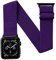 JEMACHE Elastic Arm/Ankle Band for Apple Watch 42/41/40mm iWatch Series 10 9 8 7 6 5 4 SE Strap, Unisex Sport Watch Armband/Ankleband (Purple)