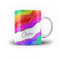 iCaseDesigner Personalised Marble Agate Swirl with Name on 11oz Ceramic Mug. 11. Rainbow Agate Marble