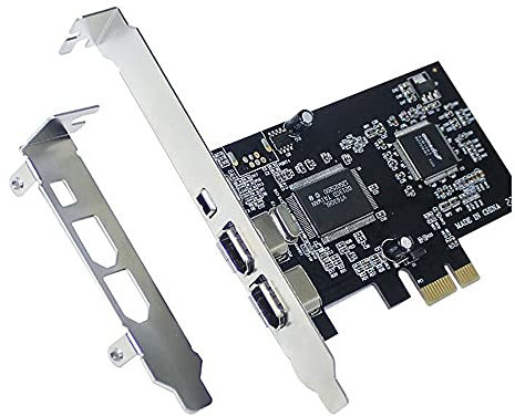 Oikabio Scheda PCI-E PCI FireWire, scheda controller IEEE 1394 con Firewire, per video, trasmissione audio, ecc