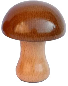 YWNYT Caja de música de madera, caja de música de hongos, caja de música giratoria, caja de música para relojes, decoración del hogar, regalo para cumpleaños