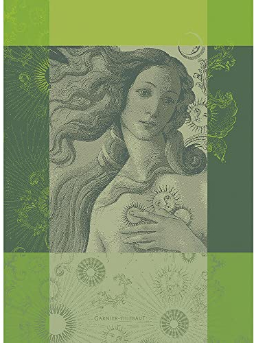 Garnier Thiebaut Geschirrtuch Venus de Boticelli Vert