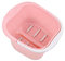 Harilla Lavabo para pies, baño para pies, bañera para spa, cubo para baño de pies, lavabo para pies para spa familiar, pedicura, Seis rodillos rosa