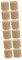 Toyvian 12 Stk Mini Heuhaufen Heublöcke Herbstdekoration Dekoration Simuliertes Heudekor Outdoor-szene Heuhaufen- Mini- Heublöcke Dekoration Statuen Einstellen Miniatur Holz