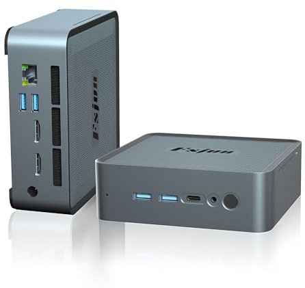 Fsjun Mini PC Win 11Pro & MS Office 2019 AMD Ryzen 7 5800U(up to 4.4GHz) 16GB DDR4 RAM 1TB NVMe SSD 8 Core Mini Desktop Computer Support Three Screen/4K HD Output/WIFI 6/BT 5.2/HDMI (16+1TB)
