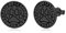 KINGWHYTE Wikinger Rune Ohrringe 925 Sterling Silber Wolf Pfote Ohrstecker Hypoallergen Ohrschmuck für Männer Frauen(Schwarz)