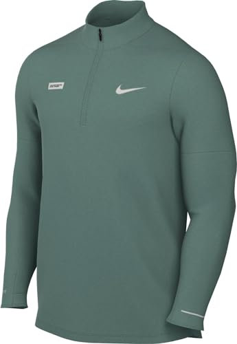 Nike Herren Sweatshirt Dri-Fit Elmnt Top Hz Flash Hbr, Bicoastal/Reflective Silv, FB8556-361, L
