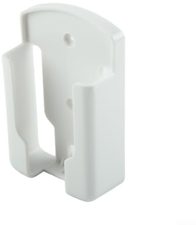Supporto per telecomando, bianco, da parete, autoadesivo, per telecomando TV, aria condizionata, organizer per controller del condizionatore d'aria (L)
