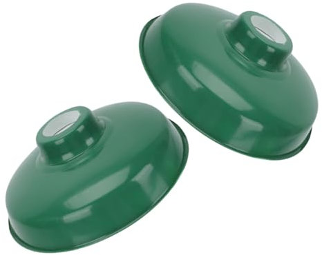 Yardenfun 2piezas Pantalla De Techo Retro Protectora Para Lámpara Resistente Clima Para Fábrica