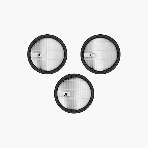 3 Filtro Hepa Recambio para Ultenic U12 Vesla Aspiradora sin Cable, Set de Repuesto de Microfiltro para Ultenic U12 Vesla Aspiradora Vertical