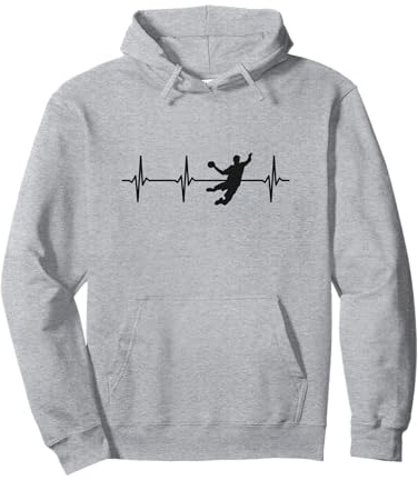 Handballer Herzschlag Handball Pullover Hoodie