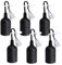 Powice 6 Stücke Lampenfassung E27, E27 Fassung, Baufassung E27, Lampenfassung mit Kabel, Baustellenfassung, E27+VDE-Spannungsprüfer, Renovierfassung mit Kabel, E27 Lampenfassung, Schwarz