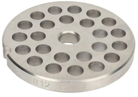 Lame de Disque de Hachoir à Viande en Acier Inoxydable de 8mm avec Diamètre de Trou Intérieur de 10mm, Plaque à Trous Ronds pour Divers Hachoirs à Viande