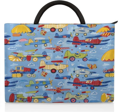 Planes Airplane Laptop Sleeve Compatible Notebook Laptop Bags 13-14 In Notebook Laptop Borse per Donne Uomini Borsa da Trasporto Valigetta Borsa per Laptop Valigetta