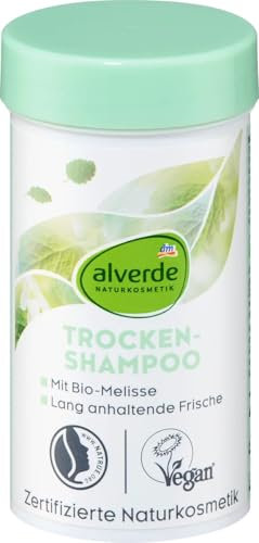 alverde NATURKOSMETIK Trockenshampoo Spray für fettiges Haar, Melissen-Extrakt, 20 ml