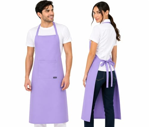 PALLTEX BORAGO Kochschürze Männer Kochschürze Damen Schürze Damen Schürze Herren für Kochen Basteln Malen Backen EN ISO 13688