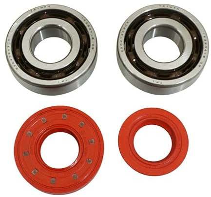cyclingcolors joint spi + roulement embiellage moto scooter mobylette compatible avec mbk booster nitro yamaha bw's aerox aprilia sr cpi keeway 6204