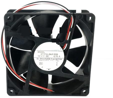 WLWOZMD Für NMB 4715KL-04W-B39 12038 12cm 120 * 120 * 38MM DC12V 0,72 A Max Luftstrom Rate Doppel Ball Fan 3 drähte(3 Wires)