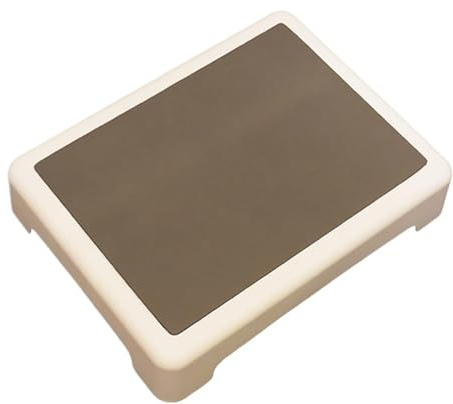 WLH Alexanders Tritthocker 2 Stück Fußtritthocker, rutschfeste, stützende Fußstütze, erhöhte Stufen for Badewannen, Mietwohnungen, Büros, Hotels, Restaurants hocker(Grey)