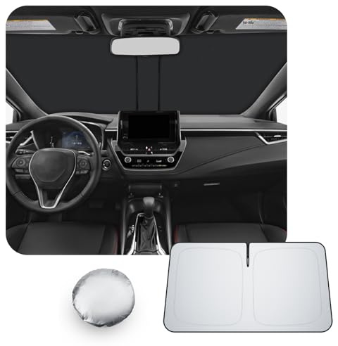 [Upgrade] CDEFG Compatible con Toyota Corolla E210 2019-2025 2026 Parasol Cubiertas Parasol Parabrisas Delantero Parabrisas Auto Parasol Accesorios